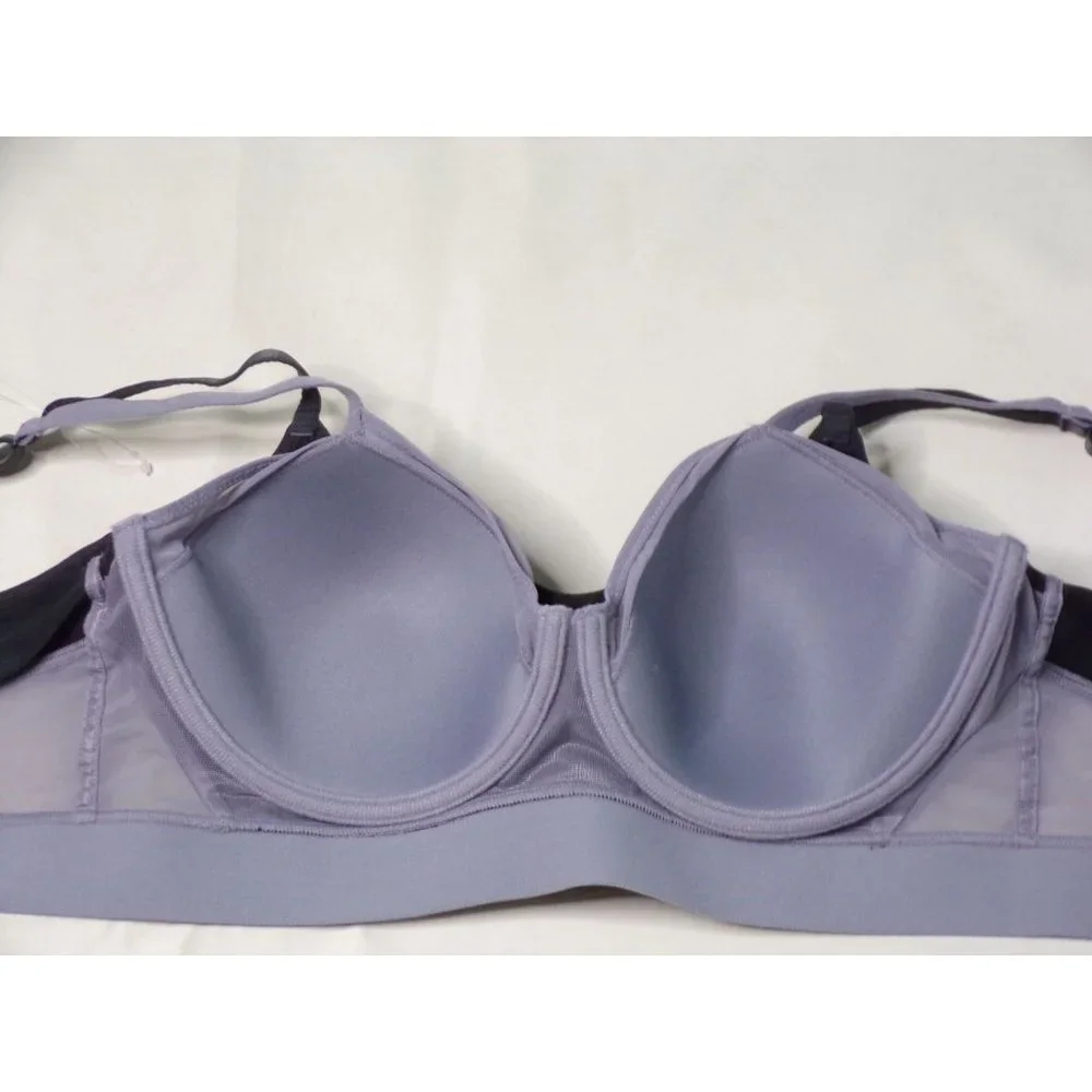NATORI Gravity Contour High Impact Underwire Sports Bra Black & Gray 34B #752201 - Picture 10 of 11